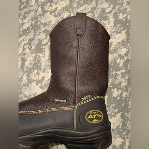 Men’s Oliver AT’s Steel Toe Pull- On Leather Insulated Metguard Boots